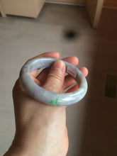 Load image into Gallery viewer, 55mm Certified 100% natural Type A sunny green/purple/gray jadeite jade bangle BH27-2125
