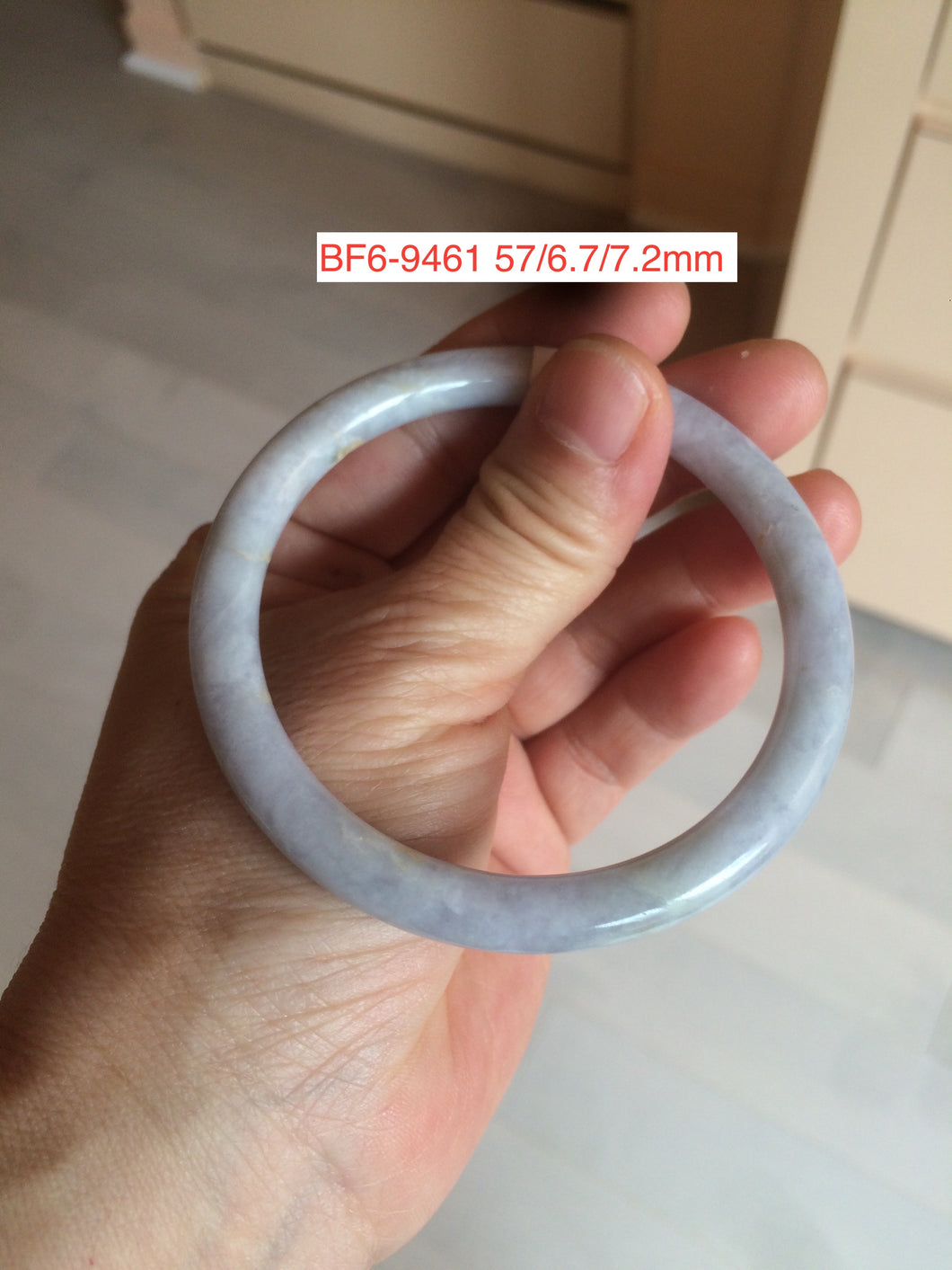 Type A 100% Natural dark green/white/black/purple Jadeite Jade bangle (with big defects) group 4