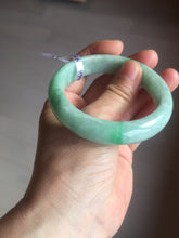 Load image into Gallery viewer, 55.2mm Certified Type A 100% Natural sunny green Jadeite Jade bangle AU6-4440
