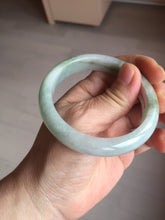 Load image into Gallery viewer, 54.7mm Certified Type A 100% Natural green Jadeite Jade bangle AU48-0237
