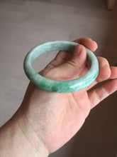 Load image into Gallery viewer, 57mm Certified Type A 100% Natural sunny green yellow Jadeite Jade bangle BS27-4418
