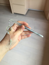 Load image into Gallery viewer, 16cm 100% Natural icy watery black/clear (水墨) Xiu Jade Serpentine hairpin AW27
