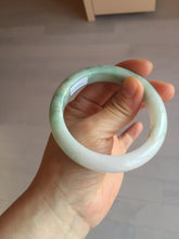 Load image into Gallery viewer, 57mm Certified Type A 100% Natural sunny green/white/ Jadeite Jade bangle BL33-5213
