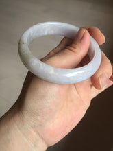 Load image into Gallery viewer, 56.5mm certified 100% natural type A purple/white/brown jadeite jade bangle E82-0824
