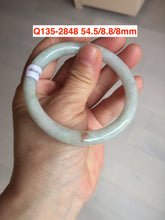 Load image into Gallery viewer, Sale! Certified type A 100% Natural green/white Jadeite bangle(different size with defects) group 2
