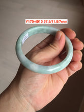 Load image into Gallery viewer, Sale! Type A 100% Natural dark green/white/black Jadeite Jade bangle with defects group 3
