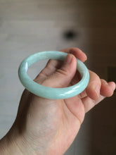 Load image into Gallery viewer, 53.7mm certificated Type A 100% Natural light green Jadeite Jade bangle H118-2849
