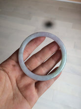 Load image into Gallery viewer, 54.3mm certified 100% natural green/purple slim round cut jadeite jade bangle AY51-2530
