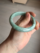 Load image into Gallery viewer, 56mm 100% natural type A sunny green jadeite jade bangle BM97
