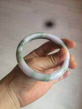 Load image into Gallery viewer, 58.8mm Certified Type A 100% Natural green/purple/brown Jadeite Jade bangle C85-5282
