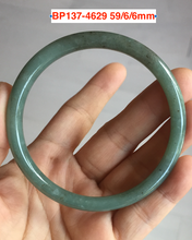 Load image into Gallery viewer, Type A 100% Natural dark green/white/black Jadeite Jade bangle (with defects) group 1
