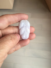 Load image into Gallery viewer, 100% natural type A  sunny green white purple jadeite jade leaf pendant group PB46
