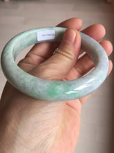 Load image into Gallery viewer, 59mm Certified Type A 100% Natural sunny green purple Jadeite Jade bangle BP40-1180
