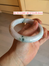 Load image into Gallery viewer, 57-62mm Certified Type A 100% Natural green/brown/white early spring mountain forest series jadeite Jade bangle group GL16
