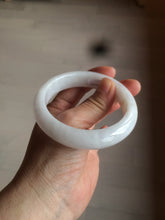 Load image into Gallery viewer, 57.5mm certified 100% natural type A white jadeite jade bangle BF41-1467
