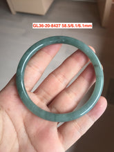 Load image into Gallery viewer, Type A 100% Natural dark green/white/black Jadeite Jade bangle (with defects) group 1
