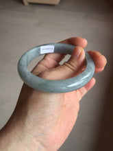 Load image into Gallery viewer, 56.6mm 100% natural Type A icy dark green/gray/black(WuJi) jadeite jade bangle AY92-1257
