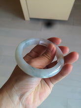 Load image into Gallery viewer, 55mm Certified 100% natural Type A icy watery light green  jadeite jade bangle BH33-5829
