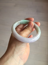 Load image into Gallery viewer, 56.5mm certified 100% natural type A sunny green/purple jadeite jade bangle BK66-4031
