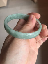 Load image into Gallery viewer, 53.8mm certified Type A 100% Natural green thin Jadeite Jade bangle D134-2835
