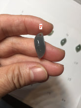 Load image into Gallery viewer, 100% natural type A icy watery dark green jadeite jade petal pendant group F159
