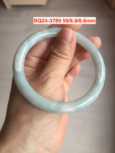 Load image into Gallery viewer, Sale! Certified type A 100% Natural green/white Jadeite bangle(different size with defects) group 2
