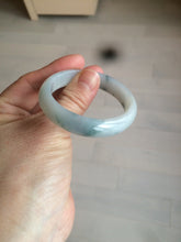 Load image into Gallery viewer, 45mm certified 100% natural Type A green/white/blue oval jadeite jade bangle B110-5003
