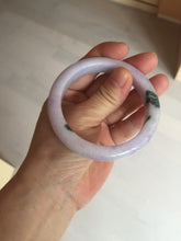 Load image into Gallery viewer, 55.5mm certified 100% natural type A sunny green/purple jadeite jade bangle BN88-8714
