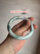 Load image into Gallery viewer, Sale! Type A 100% Natural dark green/white/black Jadeite Jade bangle with defects group 3
