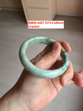 Load image into Gallery viewer, Sale! Type A 100% Natural dark green/white/black Jadeite Jade bangle with defects group 3
