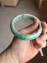 Load image into Gallery viewer, 56mm Certified Type A 100% Natural sunny green Jadeite Jade bangle AU8-4428
