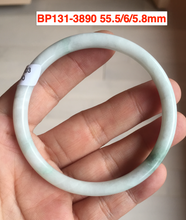 Load image into Gallery viewer, Type A 100% Natural dark green/white/black Jadeite Jade bangle (with defects) group 1
