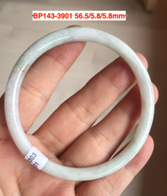 Load image into Gallery viewer, Sale! Certified type A 100% Natural green/white Jadeite bangle(different size with defects) group 2
