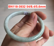 Load image into Gallery viewer, Sale! Type A 100% Natural dark green/white/black Jadeite Jade bangle with defects group 3
