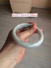Load image into Gallery viewer, 54-63mm certified Type A 100% Natural dark green/white/black Jadeite Jade bangle group with defects GL23
