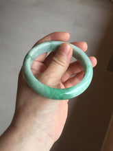 Load image into Gallery viewer, 55.8mm Certified 100% natural Type A sunny green jadeite jade bangle BM75-4431
