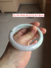 Load image into Gallery viewer, Sale! Certified type A 100% 53-61mm Natural green/white/purple Jadeite bangle group GL2
