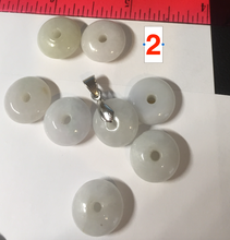 Load image into Gallery viewer, 14mm Type A 100% Natural white light green purple yellow Jadeite Jade abacus bead pendant group BP91 Add-on item
