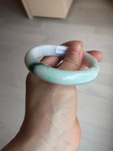 Load image into Gallery viewer, 53.5mm 100% natural certified sunny green brown pink oval jadeite jade bangle BN29-8348
