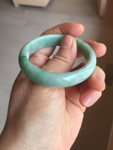 Load image into Gallery viewer, 47mm certified 100% natural Type A sunny green oval jadeite jade bangle PC20-(0179)
