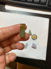 Load image into Gallery viewer, 100% Natural sunny green/purple scale weight safety guidance jadeite Jade pendant Q124
