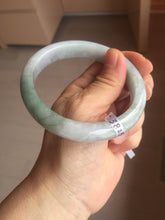 Load image into Gallery viewer, 61.5mm Certified Type A 100% Natura light green white purple Jadeite bangle X153-3825
