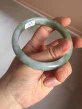 Load image into Gallery viewer, 58.8mm certified 100% natural type A light green purple jadeite jade bangle PB201-3350

