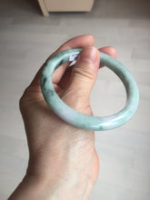 Load image into Gallery viewer, 58mm 100% natural type A certified dark green/purple jadeite jade bangle B120-3024
