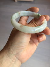 Load image into Gallery viewer, 57.5mm certificated Type A 100% Natural light green/red/brown Jadeite Jade bangle Y165-7275
