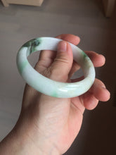 Load image into Gallery viewer, 60mm certified Type A 100% Natural sunny green yellow brown white Jadeite Jade bangle D137-1732
