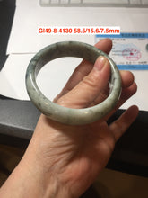 Load image into Gallery viewer, 58-64mm certified 100% Natural type A green/gray jadeite jade bangle group S33 (Clearance)
