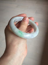 Load image into Gallery viewer, 57.2mm Certified Type A 100% Natural sunny green purple Jadeite Jade bangle BP43-0620
