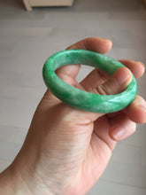 Load image into Gallery viewer, 49mm certified 100% natural Type A sunny green jadeite jade bangle BS85-9901
