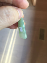 Load image into Gallery viewer, 100% Natural type A icy watery light green Jadeite Jade bamboo pendant PC124-1

